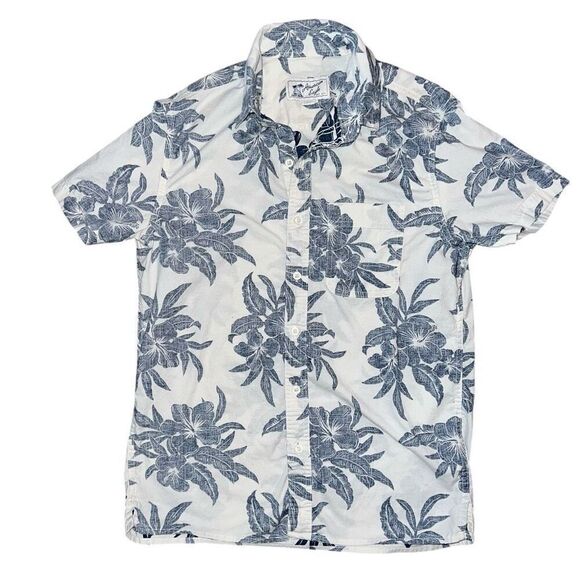 AMERICAN EAGLE Men’s Tropical Button Up Size XS - Picture 5 of 9
